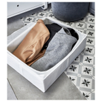 Чехол для хранения IKEA SKUBB (СКАББ), Полиэстер, Белый, 69x55x19 см