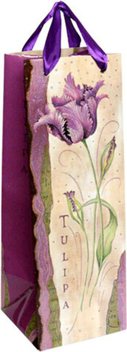 Пакет под бутылку Правила Успеха "Лиловые мечты", 40 х 12 х 12 см