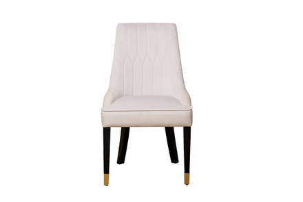 Стул Garda Decor Элегантный(Elegante) велюр светло-бежевый Colt002 56*65*101 см