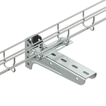 Держатель для проволочного лотка с основанием 50мм, нержавеющаясталь