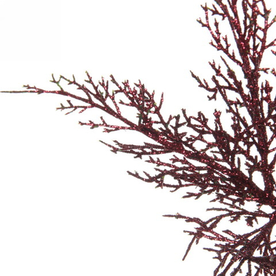 Ветка декоративная «Зимний танец» 27 см, Рубин