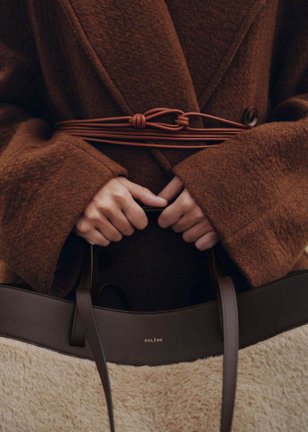 Сумка Polene Cyme EDITION ALPACA