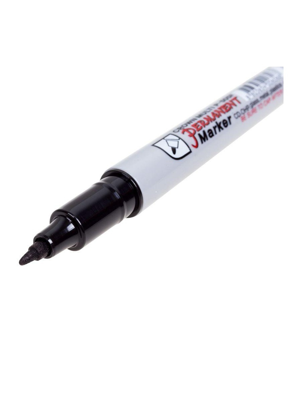 Маркер перманентный "Multi Marker Super Slim" 1мм пулевидный черн. Crown 08-8001