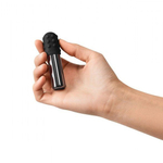 Черная вибропулька 7,9см с 2 нежными насадками Le Wand Bullet LW-012-BLK