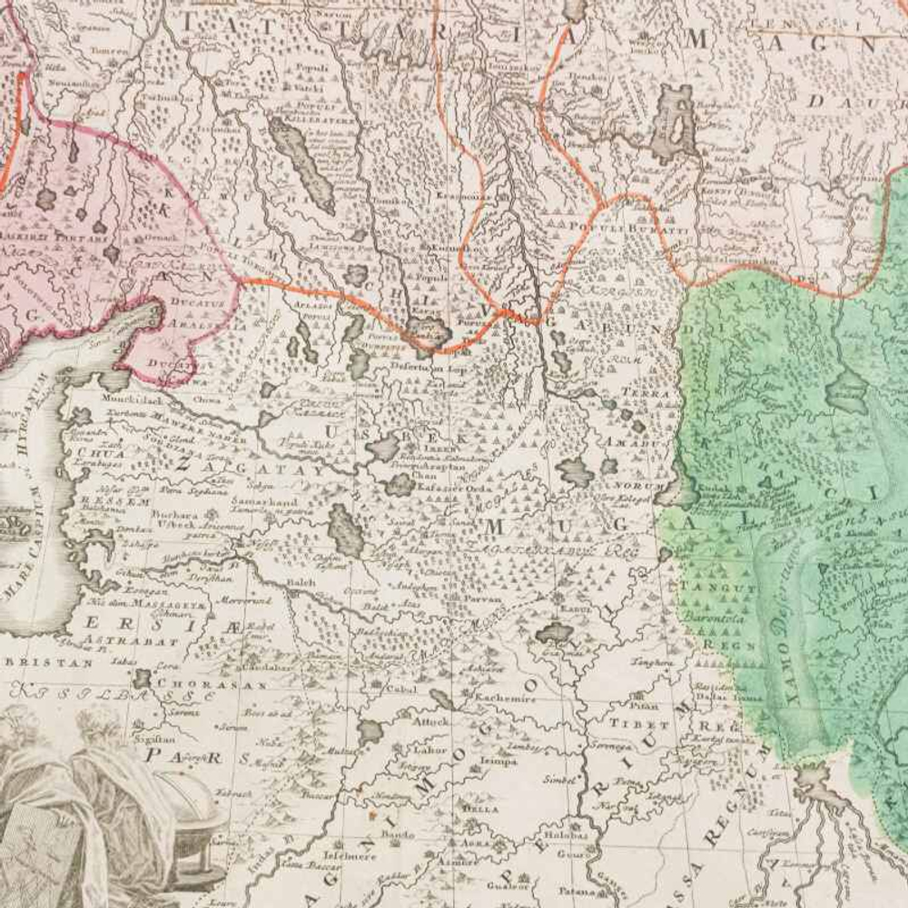 Общая новейшая карта всей Российской Империи