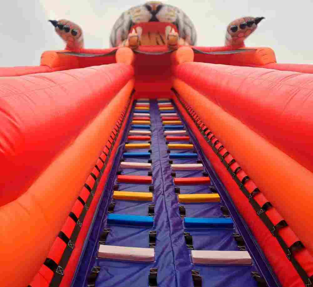 Надувная горка "Большой тигр", 17*7*12 м