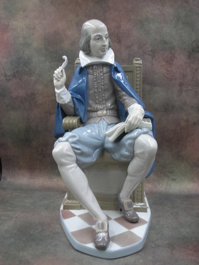 Статуэтка. Фарфор. Шекспир. Lladro. Испания