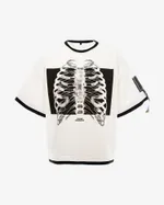 Футболка Heartz «Rays» Layered Kimono Milk