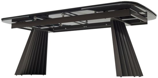 Стол ASTRID 200 TL-102 Бежевый мрамор, испанская керамика / Темно-серый каркас